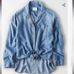 Women’s AE Oversized Denim Shirt